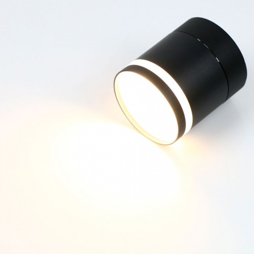 Спот на основании GWL-GX53-M-IP20 Одинарный Черный Вихрь