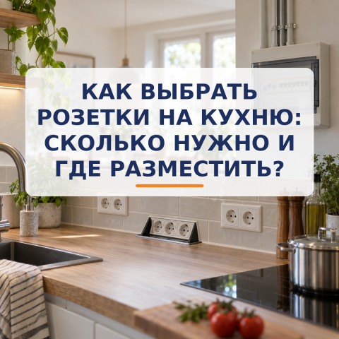 Как выбрать розетки на кухню: сколько нужно и где разместить?