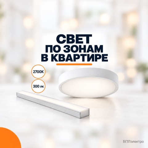 Освещение в квартире по зонам: сценарии для комнат