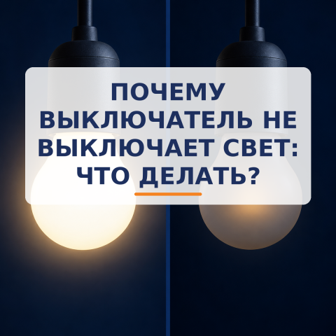 Почему выключатель не выключает свет: что делать?