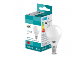 Лампа LED Globe G45 400lm 4000K E14 IEK