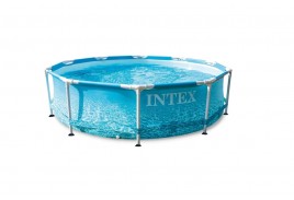 28206ND Бассейн каркасный круглый   METAL FRAME  305х76см INTEX