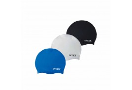 55992 Шапка для плавания из силикона, от 8 лет, 3 цвета INTEX
