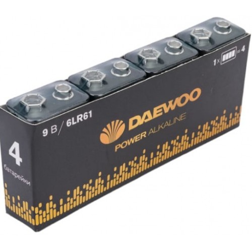 6LR61    DAEWOO Power Alkaline Pack-4