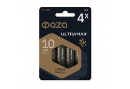AA щелочная батарейка ФАZА  LR6 ULTRAMAX BL-4