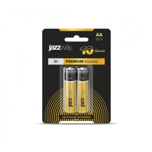 AA щелочная батарейка LR 6 JAZZway PREMIUM Alkaline BL-2