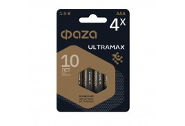 AAA щелочная батарейка ФАZА LR03 ULTRAMAX BL-4
