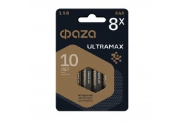 AAA щелочная батарейка ФАZА LR03 ULTRAMAX BL-8