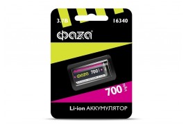 Акк           ФАZА 16340 700мАч BL-1