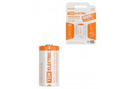 Аккумулятор RCR123A 3,2 В 450 м*Ач Li-Ion, BP-1, TDM