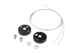 Аксессуар к светильнику PSO-01 S-2x1.0m BLACK (подвес для PSO-01 70-100mm) Jazzway