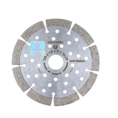 Алмазный диск сегментный 230*2.5*11*22,2 Kronger Universal