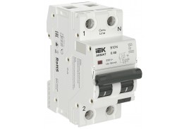 ARMAT Автоматический выключатель дифференциального тока B10N 1P+NP C40 30мА тип A (36мм) IEK