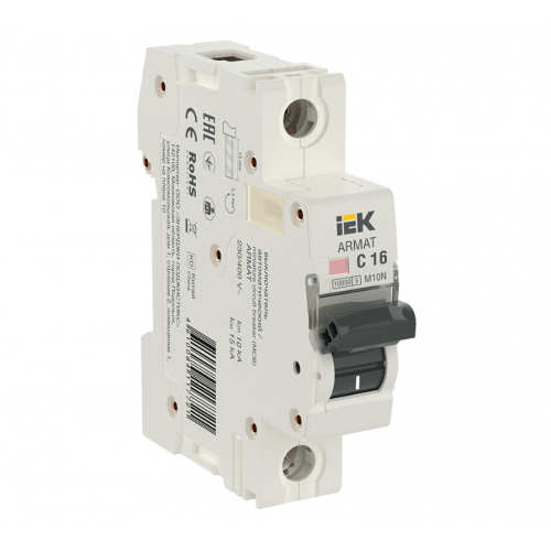 ARMAT Автоматический выключатель M10N 1P C 16А IEK