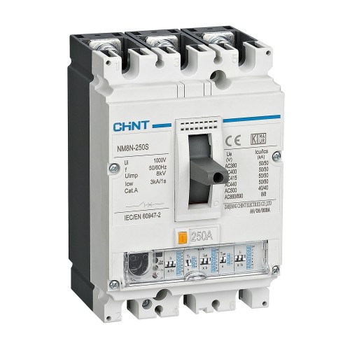 Авт. выкл. NM8N-250S EN 3P 100А 50кА с электр. расцепителем CHINT