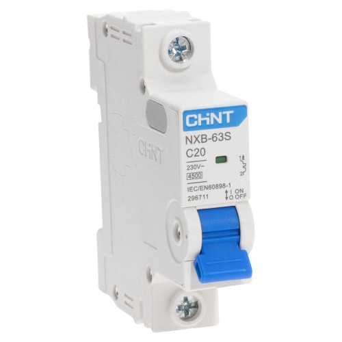 Авт. выкл. NXB-63S 1P 20A (4,5kA) х-ка С CHINT