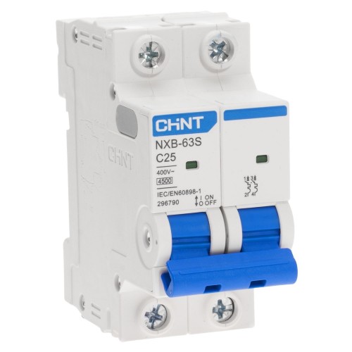 Авт.выкл. NXB-63S 2P 25A (4.5кА) х-ка C CHINT