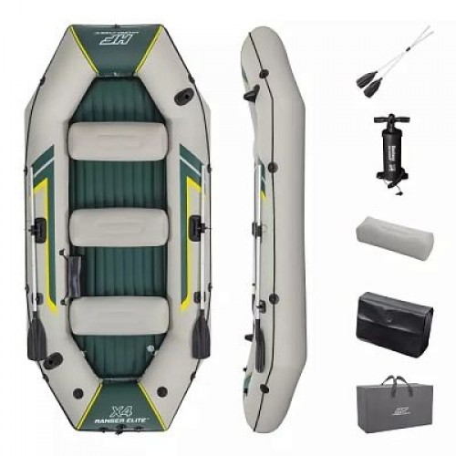 65157 Надувная лодка "Ranger Elite X4 Raft Set" 320х148х47см Bestway