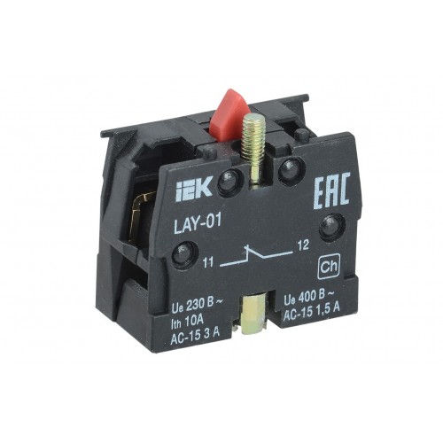 Блок контактный 1р для LAY5 IEK