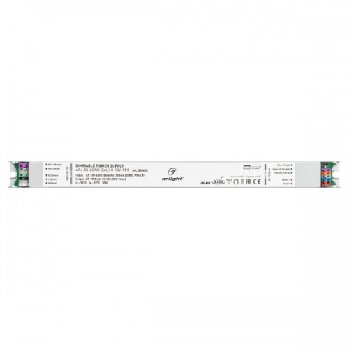 Блок питания ARJ-55-LONG-DALI-0-10V-PFC (55W, 1050mA) (Arlight, IP20 Металл, 7 лет)