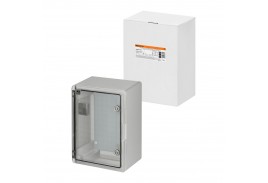 Бокс пластиковый ЩМП-0-4, прозр. крышка, ABS, IP65, от -45 до +75 °С, навесной, (400x300x210) TDM