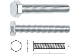 Болт М16х40 мм шестигр., цинк, кл.пр. 8.8, DIN 933 (10 шт в карт. уп.) STARFIX