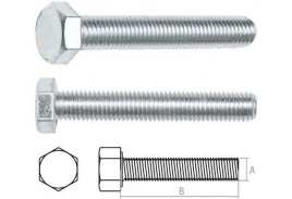 Болт М16х90 мм шестигр., цинк, кл.пр. 8.8, DIN 933 (20 кг) STARFIX