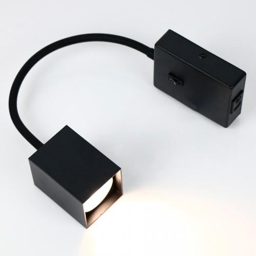 Бра на гибком основании GWL-GU10-M-IP20 Черный Библиотека