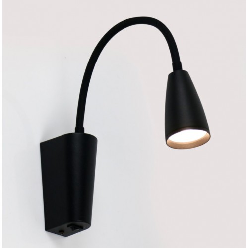 Бра на гибком основании GWL-GU10-M-IP20 Черный Поэма