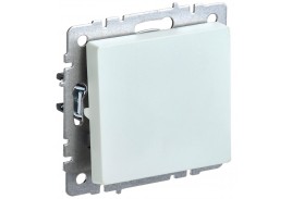 BRITE Выключатель 1-клавишный 10А ВС10-1-0-БрЖ жемчуг IEK