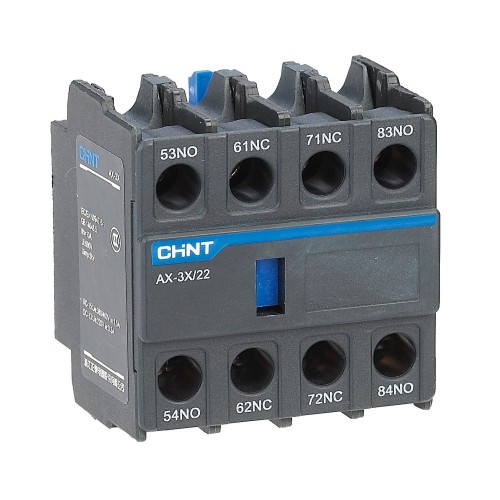 Приставка AX-3X/40 к контактору NXC-06~630 (ПКЛ-40) CHINT