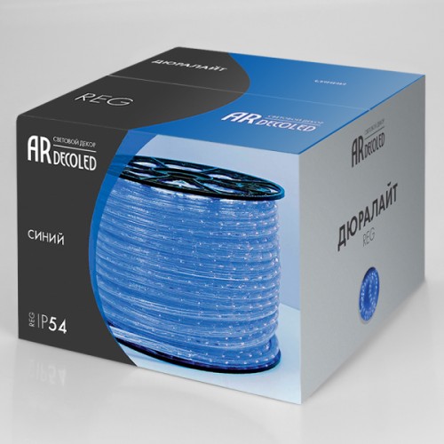 Дюралайт ARD-REG-STD Blue (220V, 36 LED/m, 100m) (Ardecoled, Закрытый)