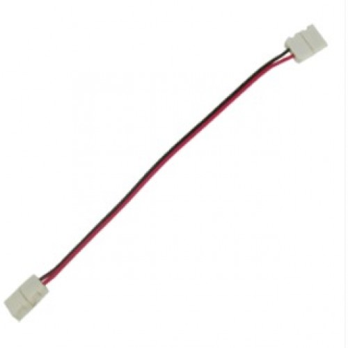 Ecola LED strip connector соед. кабель с двумя 2-х конт. зажимными разъемами  8mm 15 см. уп. 3 шт.  [SC28C2ESB.]