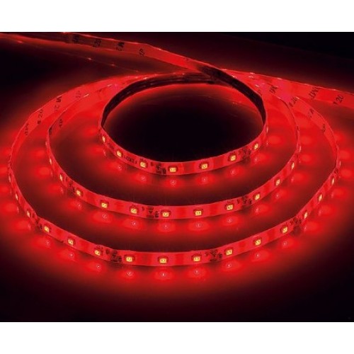 Ecola LED strip PRO  4,8W/m 12V IP65   8mm  60Led/m Red красная светодиодная лента на катушке 5м.  [P5LR05ESB.]