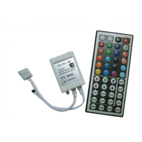 Ecola LED strip RGB IR controller  6A 72W 12V (144W 24V) с инфракрасным пультом управления  [CRS072ESB]