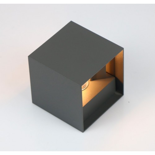 Фасадный светильник General GWL-G9-5-SQUARE-IP65 Графит Квадратный Лайтвэйв