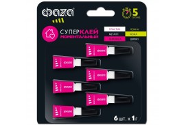 ФАZА GSp-1x 6 Супер-клей 1г BL-6