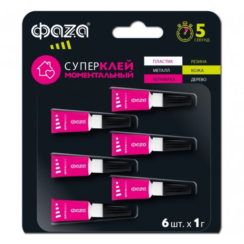ФАZА GSp-1x 6 Супер-клей 1г BL-6