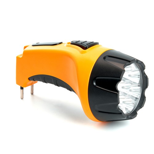 Фонарь аккумуляторный, 7 LED DC (свинцово-кислотная батарея), желтый, TH2294