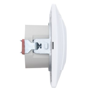 Розетка компьютерная RJ45 скрытой установки IP20, белая 