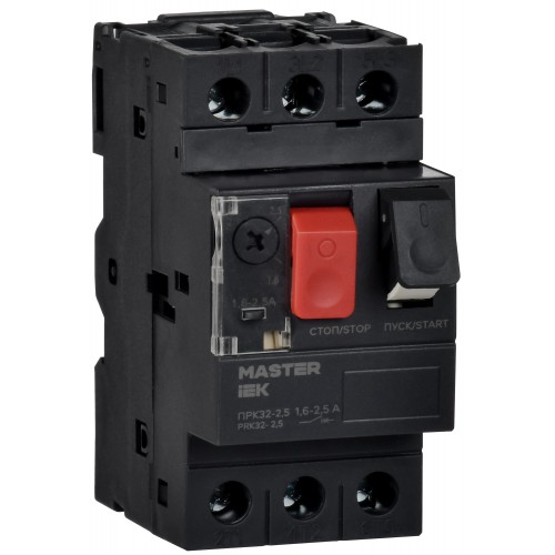 Пускатель ПРК32-2.5 In2.5А Ir1.6-2.5А Ue 660В IEK