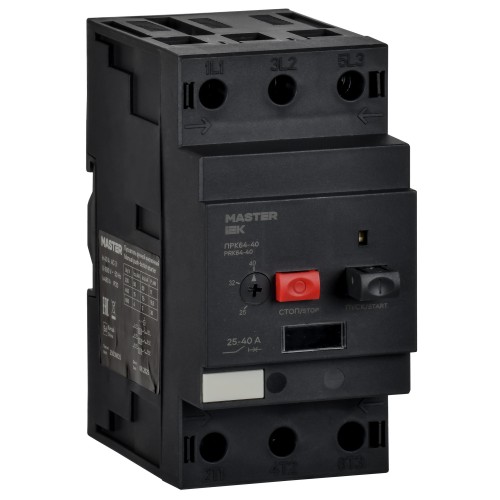 Пускатель ПРК64-40 In=40A Ir=25-40A Ue 660B ИЭК DMS22-40