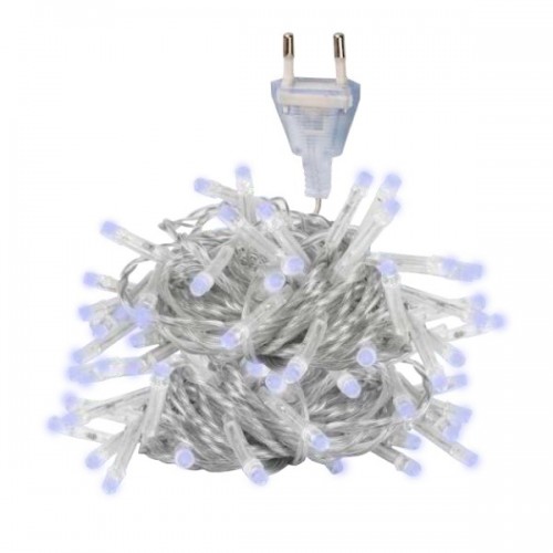 Гирлянда AC-G01-120W, 120 бел. LED, 12.8 м., 8 реж., 220В