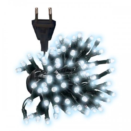 Гирлянда AC-G02-80W, 80 бел. LED, 8.8 м., 8 реж., 220В