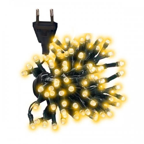 Гирлянда AC-G02-80Y, 80 желт. LED, 8.8 м., 8 реж., 220В
