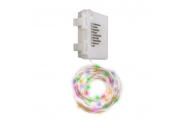Гирлянда DC-G03-120M, 120 мульт. microLED, 12.1 м., 8 реж., 3xAA