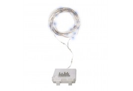 Гирлянда DC-G03-50W, 50 бел. microLED, 5.1 м., 8 реж., 3xAA
