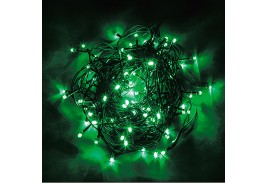Гирлянда линейная 230V  20 LED 2 м, зеленый, IP 20,  шнур 1,5м, CL02