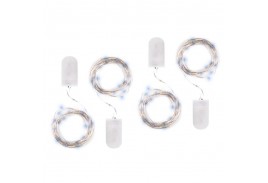 Гирлянды DC-G05-20WS4, комплект 4 шт., бел., 20 LED, 2xCR2032                                                                                       Гирлянды