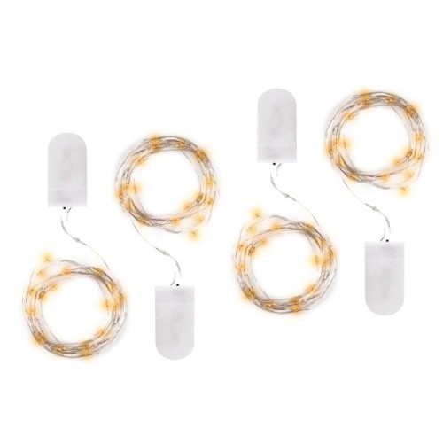 Гирлянды DC-G05-20YS4, комплект 4 шт., желт. 20 LED, 2xCR2032